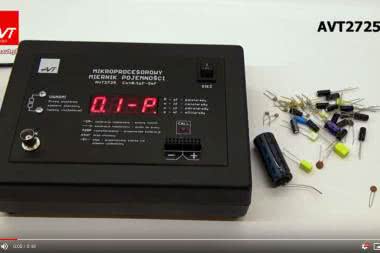 AVT2725 - Mikroprocesorowy miernik pojemności