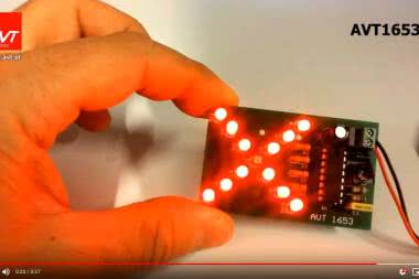 AVT1653 - Gwiazdka LED