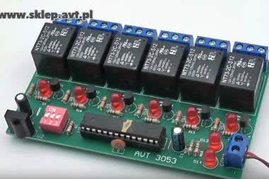 AVT3053 - KARTA PRZEKAŹNIKÓW RC5
