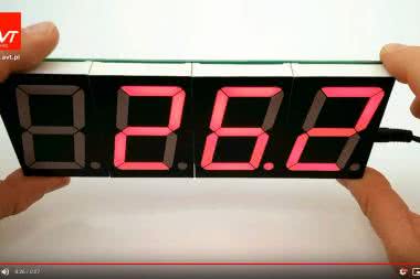 AVT1790 - Termometr XXL