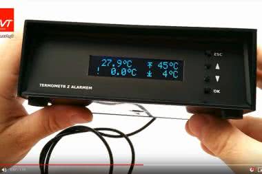 AVT1830 - Sygnalizator temperatury do pieca CO. Termometr z alarmem