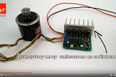 AVT1814 - Prosty sterownik unipolarnego silnika krokowego