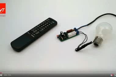 AVT1840 - Włącznik 230V sterowany dowolnym pilotem na podczerwień