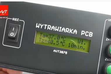 AVT3075/F - Wytrawiarka płytek PCB - komplet paneli do budowy sterownika
