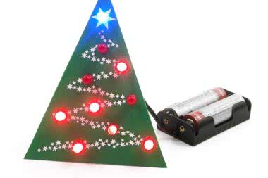 Świąteczna Choinka LED dla każdego, AVT1844