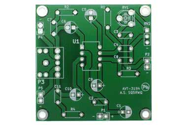 Modułowy odbiornik nasłuchowy na pasma 80m i 40m Dosia - Wzmacniacz audio, AVT3194