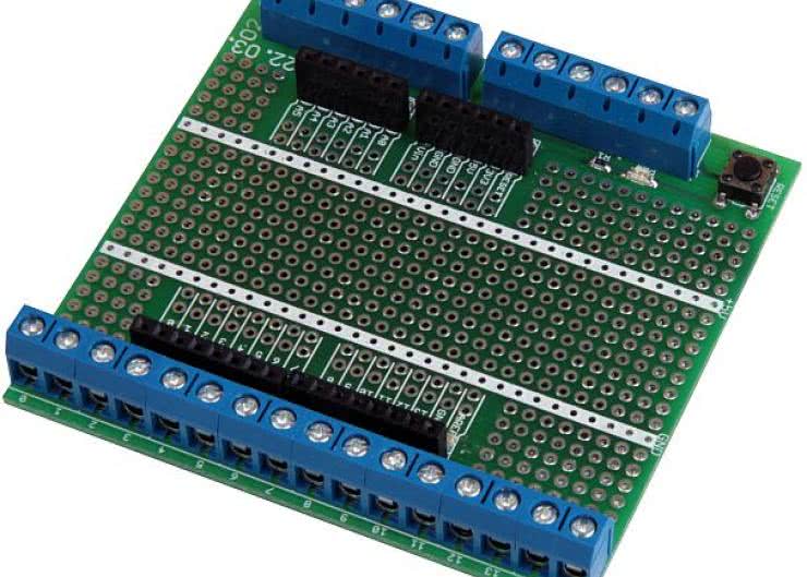 Uniwersalny moduł rozszerzeń dla Arduino, AVT1633
