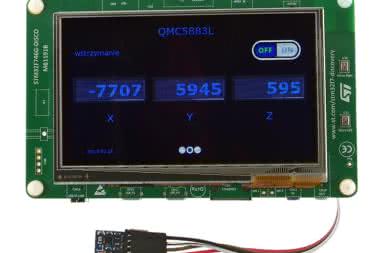 Magnetometr QMC5883 jako kompas elektroniczny