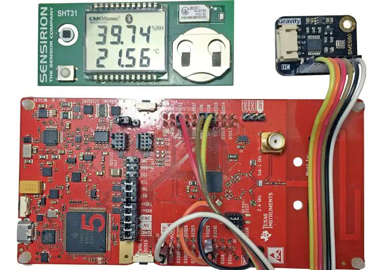 Systemy dla Internetu Rzeczy (37). Pomiar jakości powietrza, ciśnienia, wilgotności i temperatury czujnikiem BME680 dołączonym do zestawu startowego CC1352R1 LaunchPad z transmisją protokołem SPI