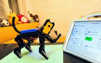 Koci robot sterowany modułem ESP32