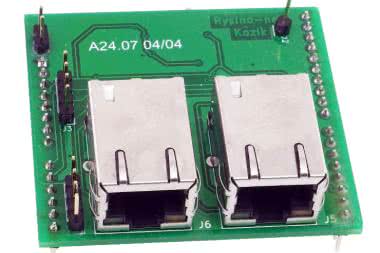 Shield z Ethernetem do płytki uruchomieniowej Rysino z układem FPGA Intel Max10