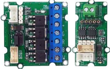 Minimoduły z driverem I2C do taśm LED RGBW