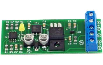 Sterownik płynnego rozjaśniania i wygaszania oświetlenia LED z czujnikiem zbliżeniowym