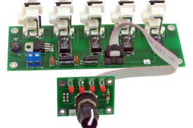 Selektor wejść audio z przełącznikiem obrotowym