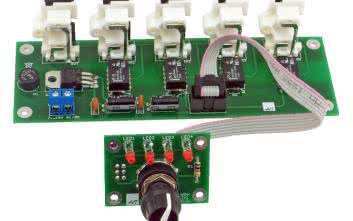 Selektor wejść audio z przełącznikiem obrotowym