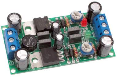 Regulowany zasilacz napięcia symetrycznego