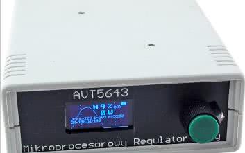 Mikroprocesorowy regulator mocy z oscyloskopem
