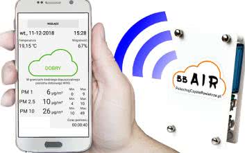 Sensor smogu z technologią Bluetooth Low Energy (1)