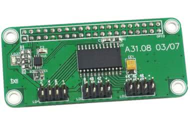 Sterownik 18 LED dla Pi Zero