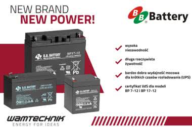 Akumulatory B.B. Battery dostępne w ofercie Wamtechnik