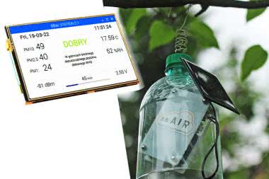 Bezprzewodowa EKO-stacja do pomiaru jakości powietrza