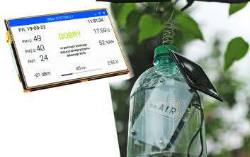 Bezprzewodowa EKO-stacja do pomiaru jakości powietrza