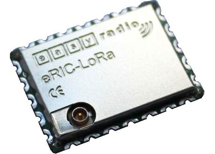 eRIC-LoRa – miniaturowy moduł transceivera RF dalekiego zasięgu