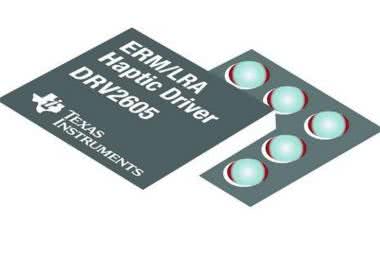 Sterownik generatora haptycznego z wbudowaną biblioteką efektów