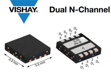 Miniaturowe podwójne tranzystory mocy MOSFET