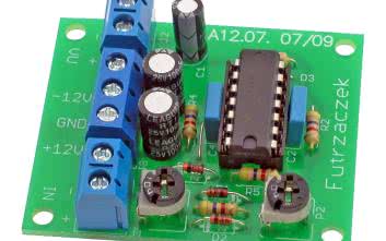 Sterownik wskaźnika wychyłowego do wzmacniacza