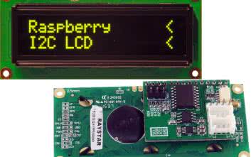 Wyświetlacz OLED 2×16 z interfejsem I2C