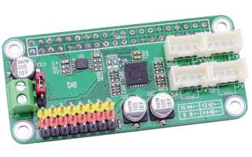 16 kanałowy kontroler PWM - sterownik serwomechanizmów dla RPi Zero