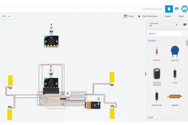 Kontrolowany gestami samochodzik z modułem micro:bit