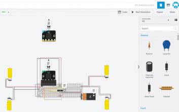 Kontrolowany gestami samochodzik z modułem micro:bit