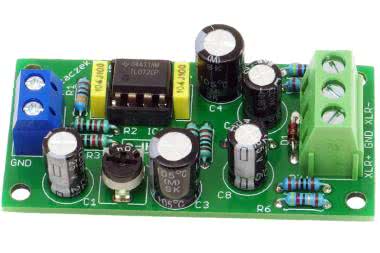 Przedwzmacniacz mikrofonowy z zasilaniem Phantom 48 V