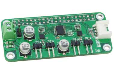 Sterownik czterech mikrosilników dla Pi Zero