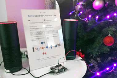 Świąteczna choinka zintegrowana z Amazon Alexa