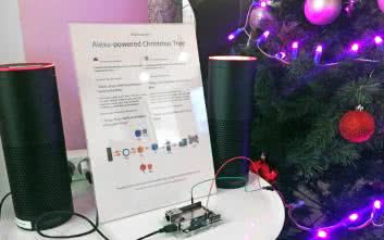Świąteczna choinka zintegrowana z Amazon Alexa