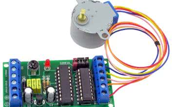 Sterownik unipolarnego silnika krokowego 