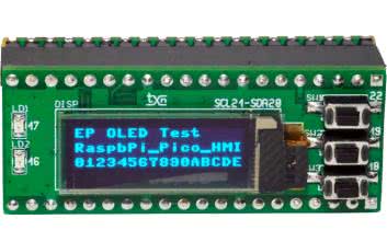Interfejs użytkownika z wyświetlaczem OLED dla Pi Pico
