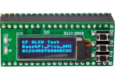 Interfejs użytkownika z wyświetlaczem OLED dla Pi Pico