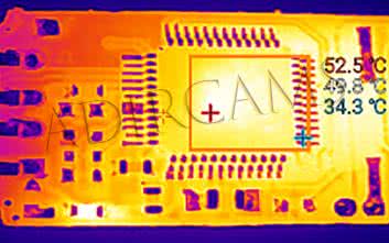 Pomiar temperatury na PCB