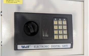 Sejf z jednorazowymi kodami