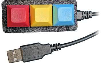 Miniaturowa klawiatura z zaprogramowanymi makrami