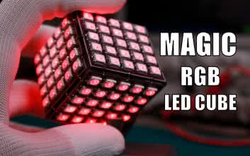 Magiczna kostka LED RGB na bazie RP2040