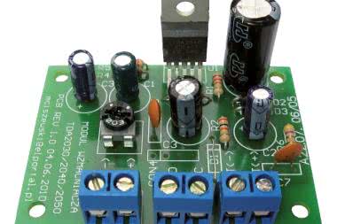 Wzmacniacz audio z układem TDA2030, TDA2040 lub TDA2050