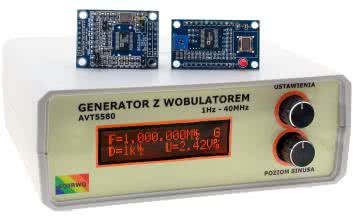 Generator DDS na zakres 1 Hz…40 MHz z wobulatorem (1)