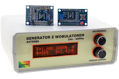 Generator DDS na zakres 1 Hz…40 MHz z wobulatorem (2)