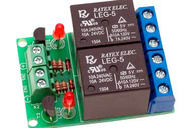 Uniwersalny 2-kanałowy moduł przekaźnikowy