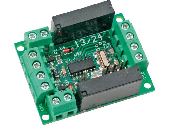 Miniaturowy moduł przekaźników z RS485